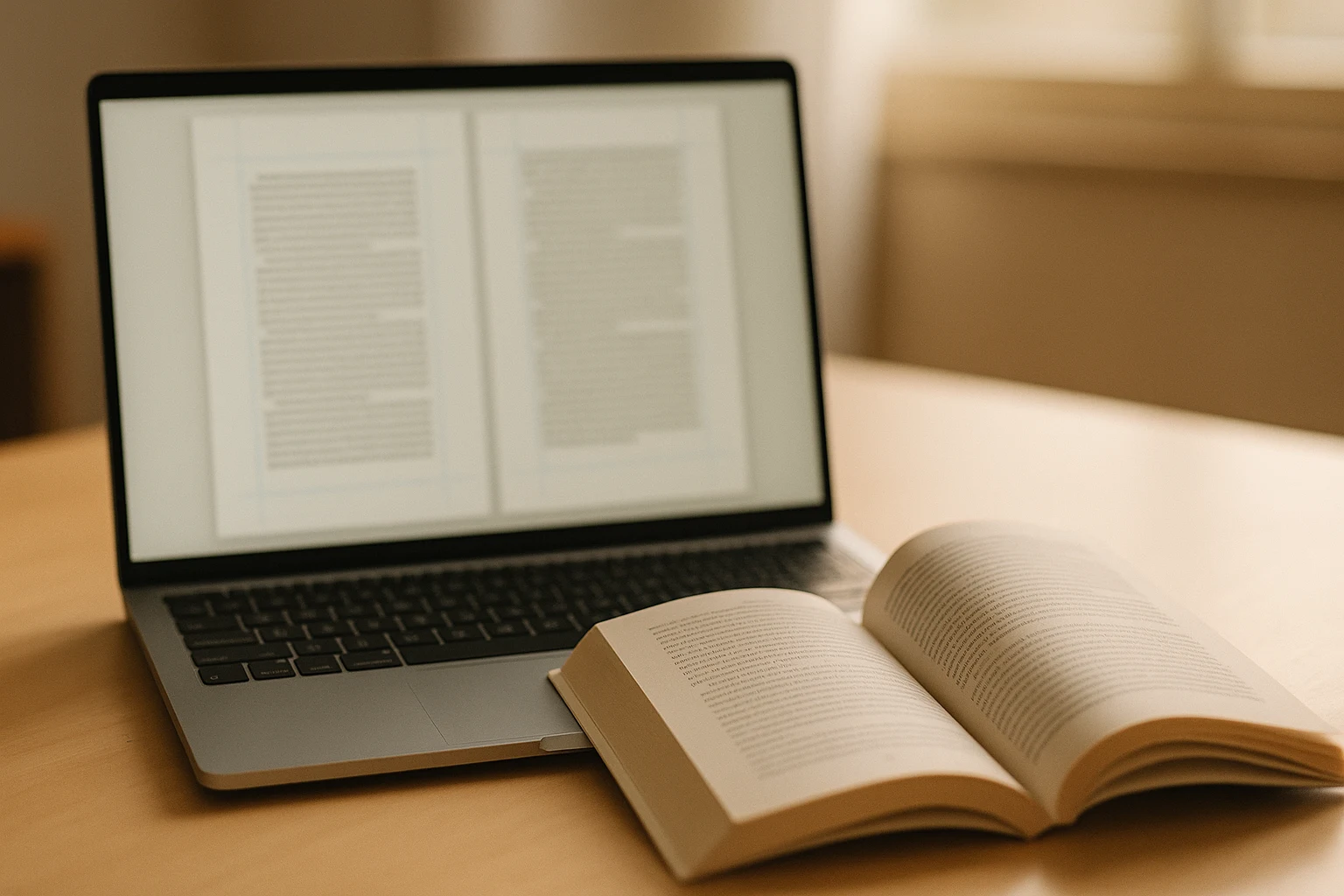 Book interior formatting: margins and page layout for print